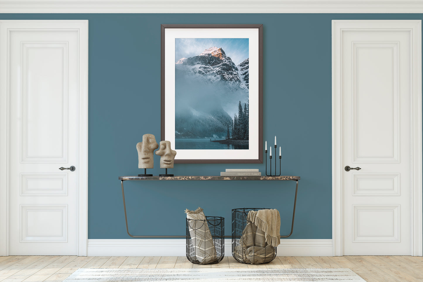 Veil of Winter – Moraine Lake at Dawn