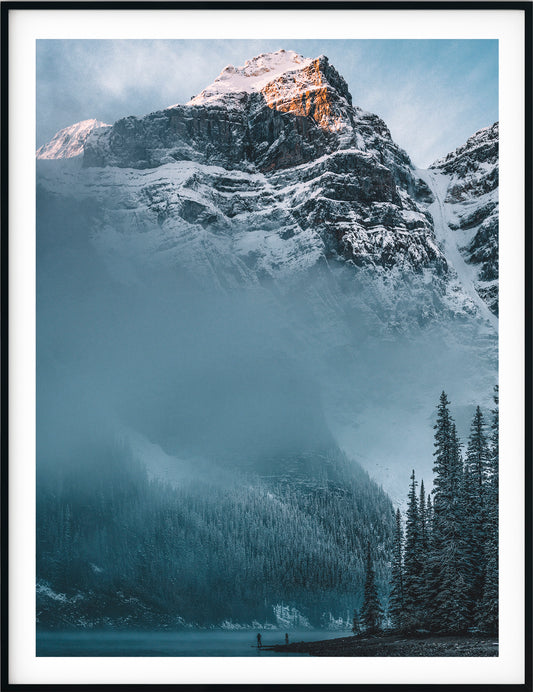 Veil of Winter – Moraine Lake at Dawn