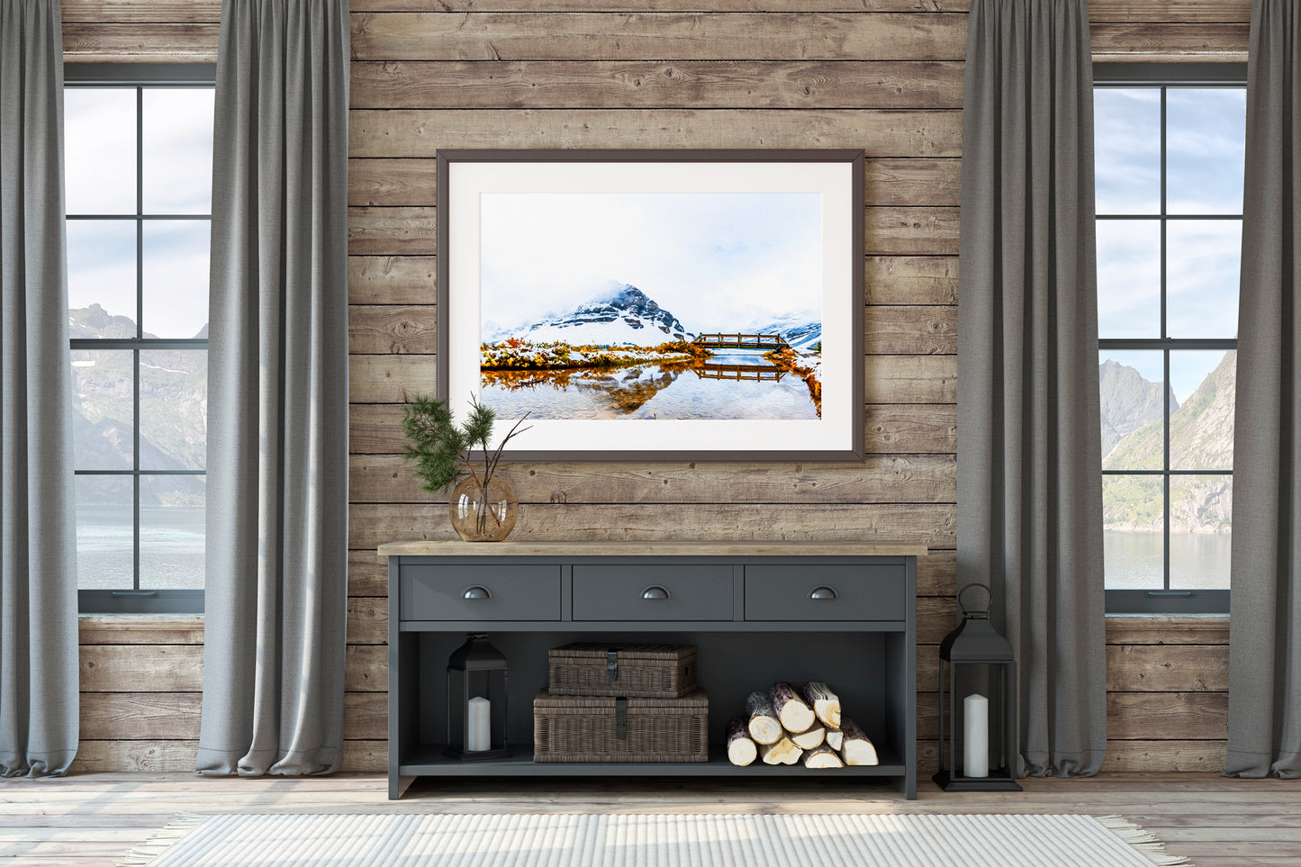 The Last Reflection – Bow Lake’s Winter Transition