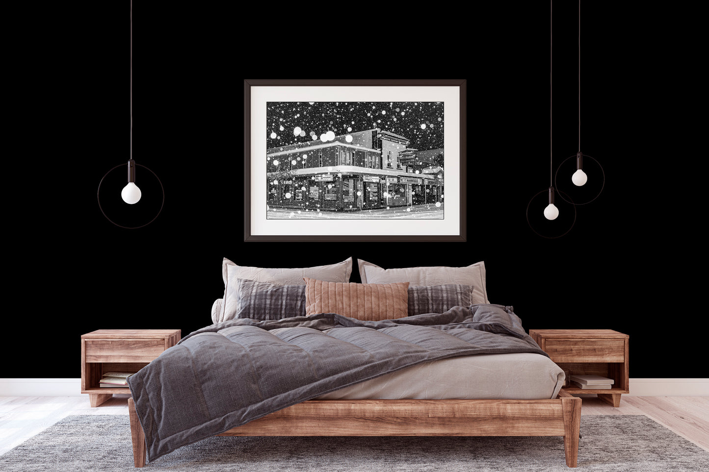 Downtown Revelstoke in Winter